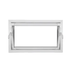 Kippfenster Q59 800 x 500 mm ISO Glas weiss