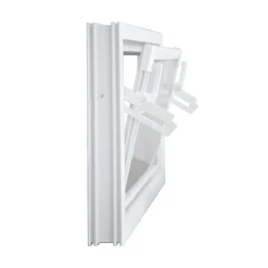 Kippfenster Q59 600x500mm ISO Glas weiss