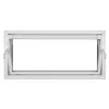 Kippfenster Q59 1000 x 500 mm ISO Glas weiss