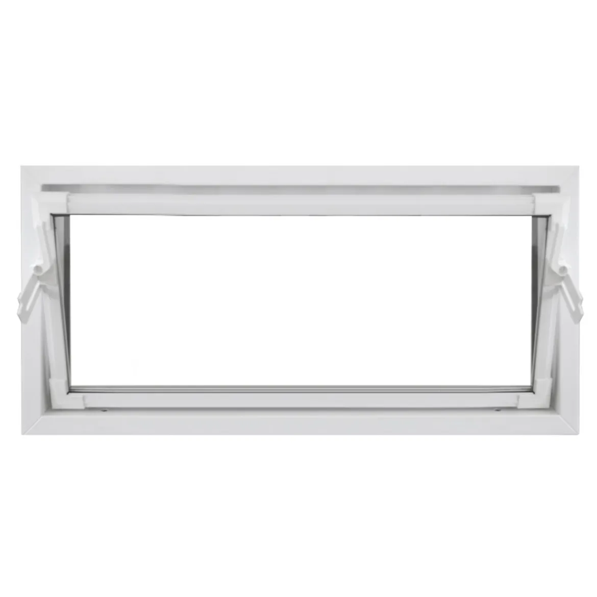 Kippfenster Q59 1000 x 500 mm ISO Glas weiss