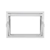 Kippfenster Q59 800 x 600 mm ISO Glas weiss