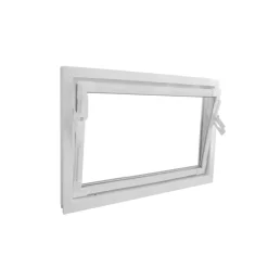 Kippfenster Q59 800 x 600 mm ISO Glas weiss