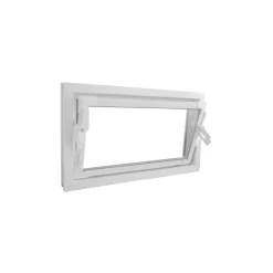 Kippfenster Q59 800 x 400 mm ISO Glas weiss