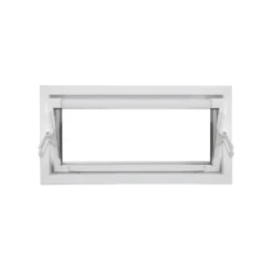 Kippfenster Q59 800 x 400 mm ISO Glas weiss