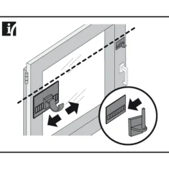 Klebehaken Universal weiß