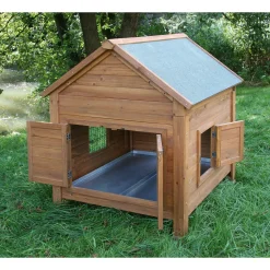 Kleintierstall 105 x 108 x 100 cm braun