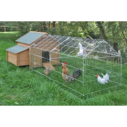 Kleintierstall 105 x 108 x 100 cm braun