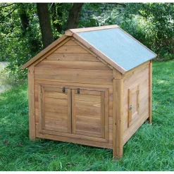 Kleintierstall 105 x 108 x 100 cm braun