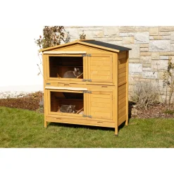 Kleintierstall Appartment Pro 118 x 130 x 61 cm braun