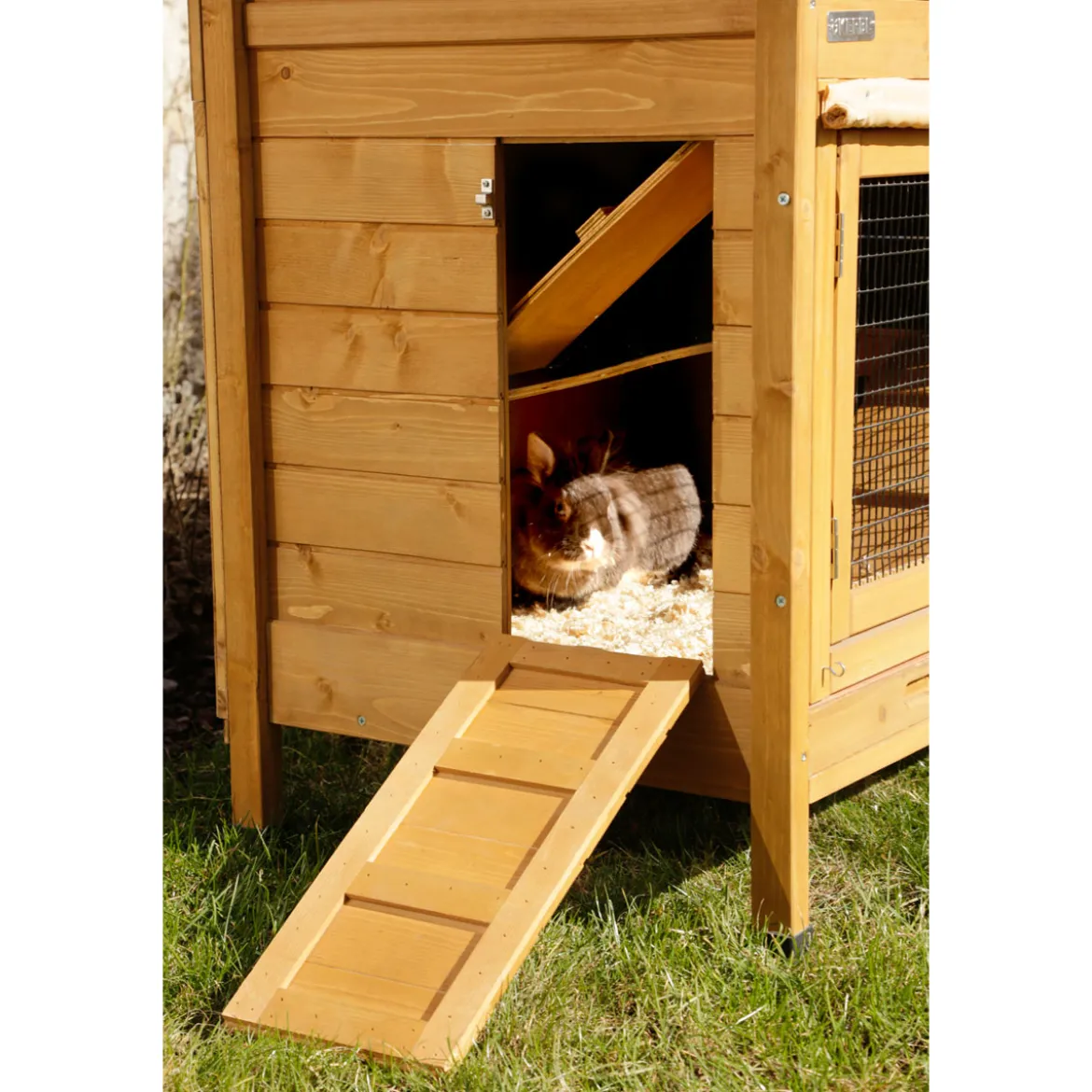 Kleintierstall Appartment Pro 118 x 130 x 61 cm braun