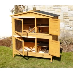 Kleintierstall Appartment Pro 118 x 130 x 61 cm braun
