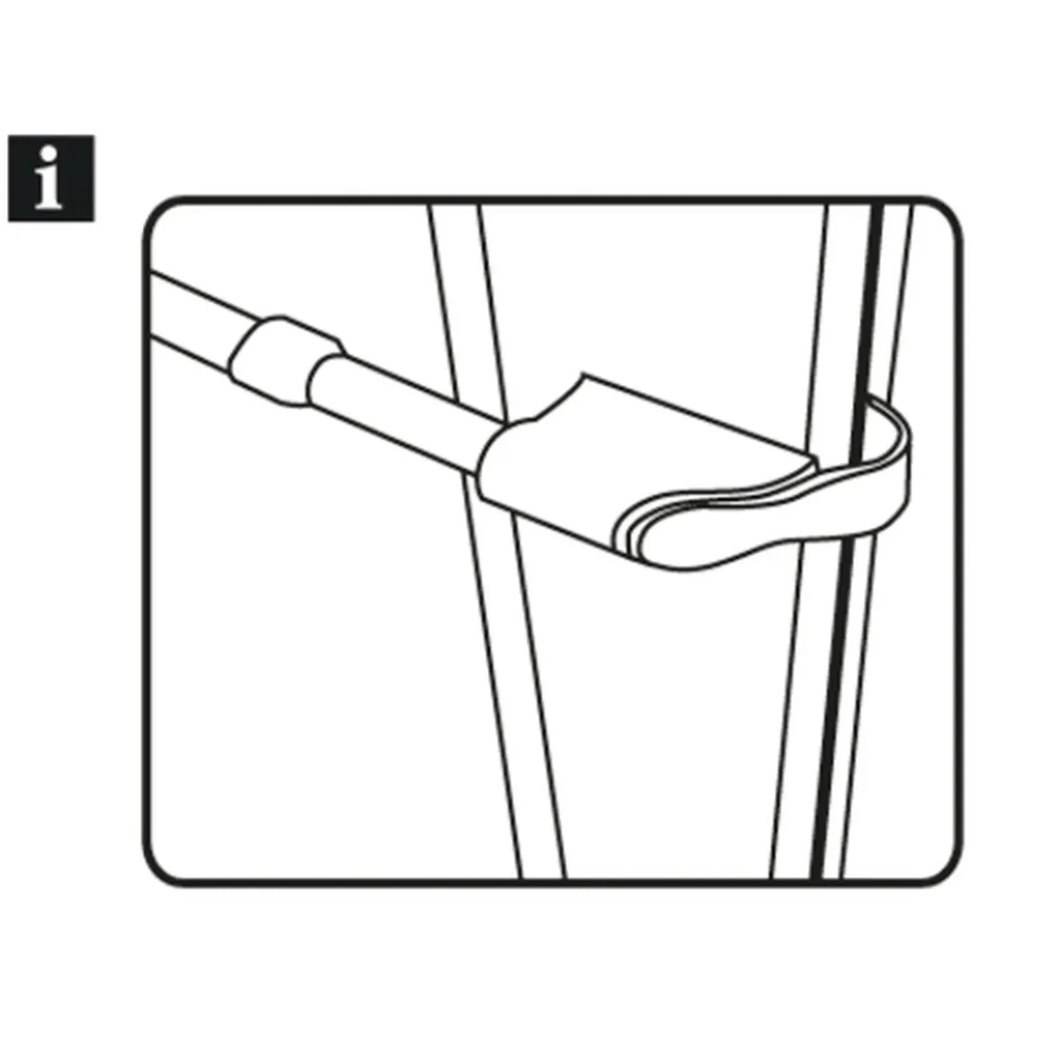 Klemmvitrage 10/12 mm 75-125 weiß