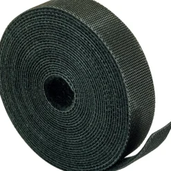 Klettband Rolle schwarz/3m