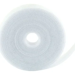 Klettband Rolle weiss/3m