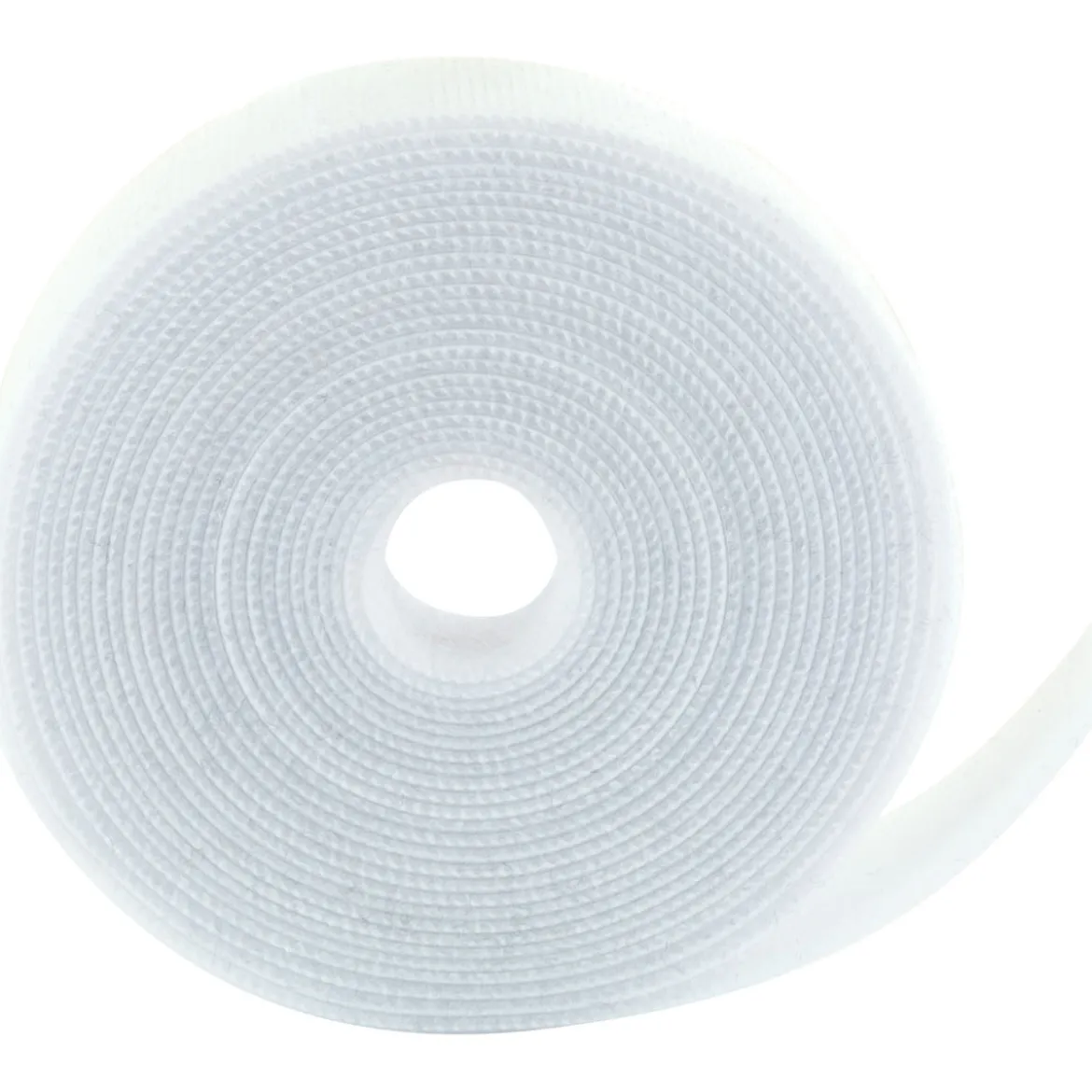 Klettband Rolle weiss/3m