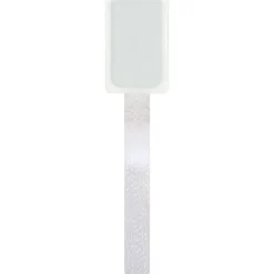 Klett-Beschrifttungsstreifen 12mm weiss10 St