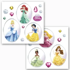 KomarFenstersticker Disney Window Disney Princess 31x31 cm