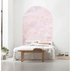 KomarSelbstklebende Vlies Fototapete Mármol Rosa 127x200 cm