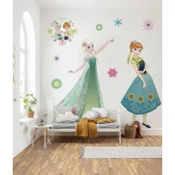 KomarSelbstklebende Vlies Wandtattoo Frozen Springtime XXL 127x200 cm