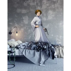 KomarSelbstklebende Vlies Wandtattoo Star Wars XXL Princess Leia 127x170 cm
