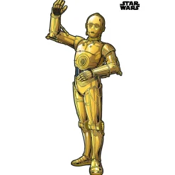 KomarSelbstklebende Vlies Wandtattoo Star Wars XXL C-3PO 127x200 cm