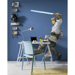 KomarSelbstklebende Vlies Wandtattoo Star Wars XXL Luke Skywalker 127x200 cm