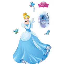 KomarSelbstklebende Vlies Wandtattoo Cinderella XXL 127x200 cm