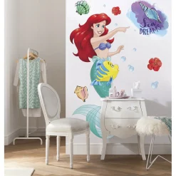 KomarSelbstklebende Vlies Wandtattoo Ariel XXL 127x200 cm