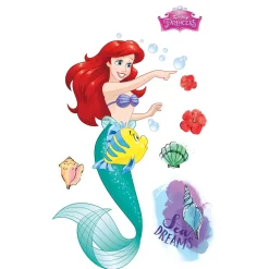 KomarSelbstklebende Vlies Wandtattoo Ariel XXL 127x200 cm