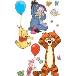 KomarSelbstklebende Vlies Wandtattoo Winnie the Pooh and Friends XXL 127x200 cm