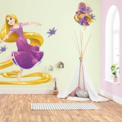 KomarSelbstklebende Vlies Wandtattoo Rapunzel XXL 127x200 cm