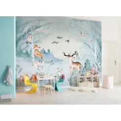 KomarVlies Fototapete Animal Sleepover 350x280 cm