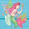 KomarVlies Fototapete Ariel Little Friends 250x250 cm