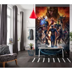 KomarVlies Fototapete Avengers vs Thanos 200x280 cm