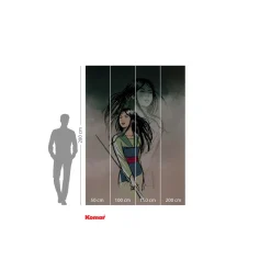 KomarVlies Fototapete Brave Mulan 200x280 cm