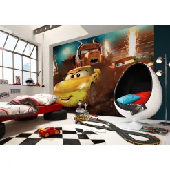 KomarVlies Fototapete Cars Dirt Track 350x250 cm