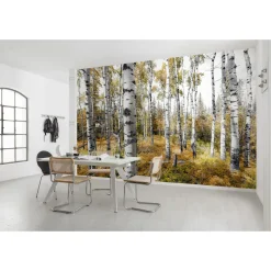 KomarVlies Fototapete Colorful Aspenwoods 450x280 cm