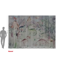 KomarVlies Fototapete Dino Playground 400x280 cm