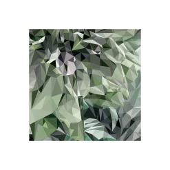 KomarVlies Fototapete Emerald Flowers 300x280 cm