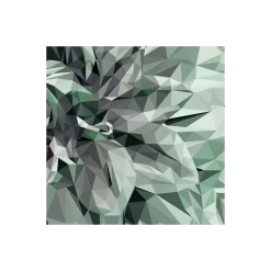 KomarVlies Fototapete Emerald Flowers 300x280 cm