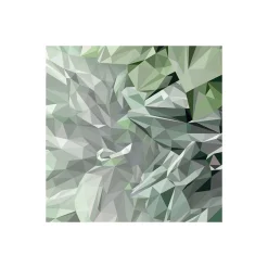 KomarVlies Fototapete Emerald Flowers 300x280 cm