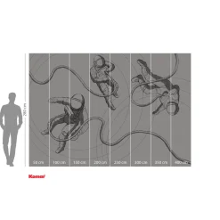 KomarVlies Fototapete Extraordinary Astronauts 400x280 cm