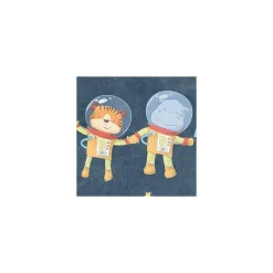 KomarVlies Fototapete Friends in Space 350x280 cm