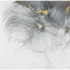 KomarVlies Fototapete Ink Gold Fluid 300x280 cm