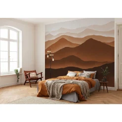 KomarVlies Fototapete Macchiato Mountains 300x250 cm