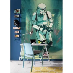 KomarVlies Fototapete Mandalorian Stormtrooper Print 200x280 cm