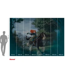 KomarVlies Fototapete Merida Riding 400x280 cm