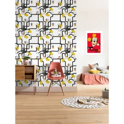 KomarVlies Fototapete Mickey Mouse Foot Labyrinth 200x280 cm