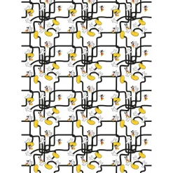 KomarVlies Fototapete Mickey Mouse Foot Labyrinth 200x280 cm