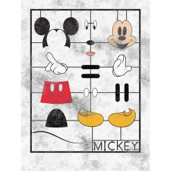 KomarVlies Fototapete Mickey Kit 200x280 cm